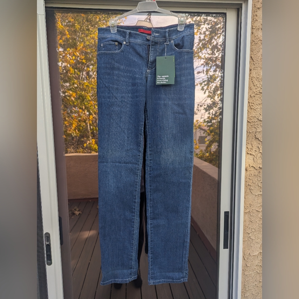 L.L. Bean Women's Classic Blue Straight Leg Jeans